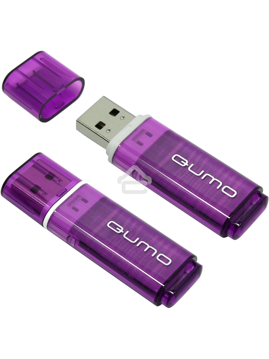 Флэш Диск USB 2.0 QUMO 8GB Optiva 01 Violet QM8GUD-OP1-violet