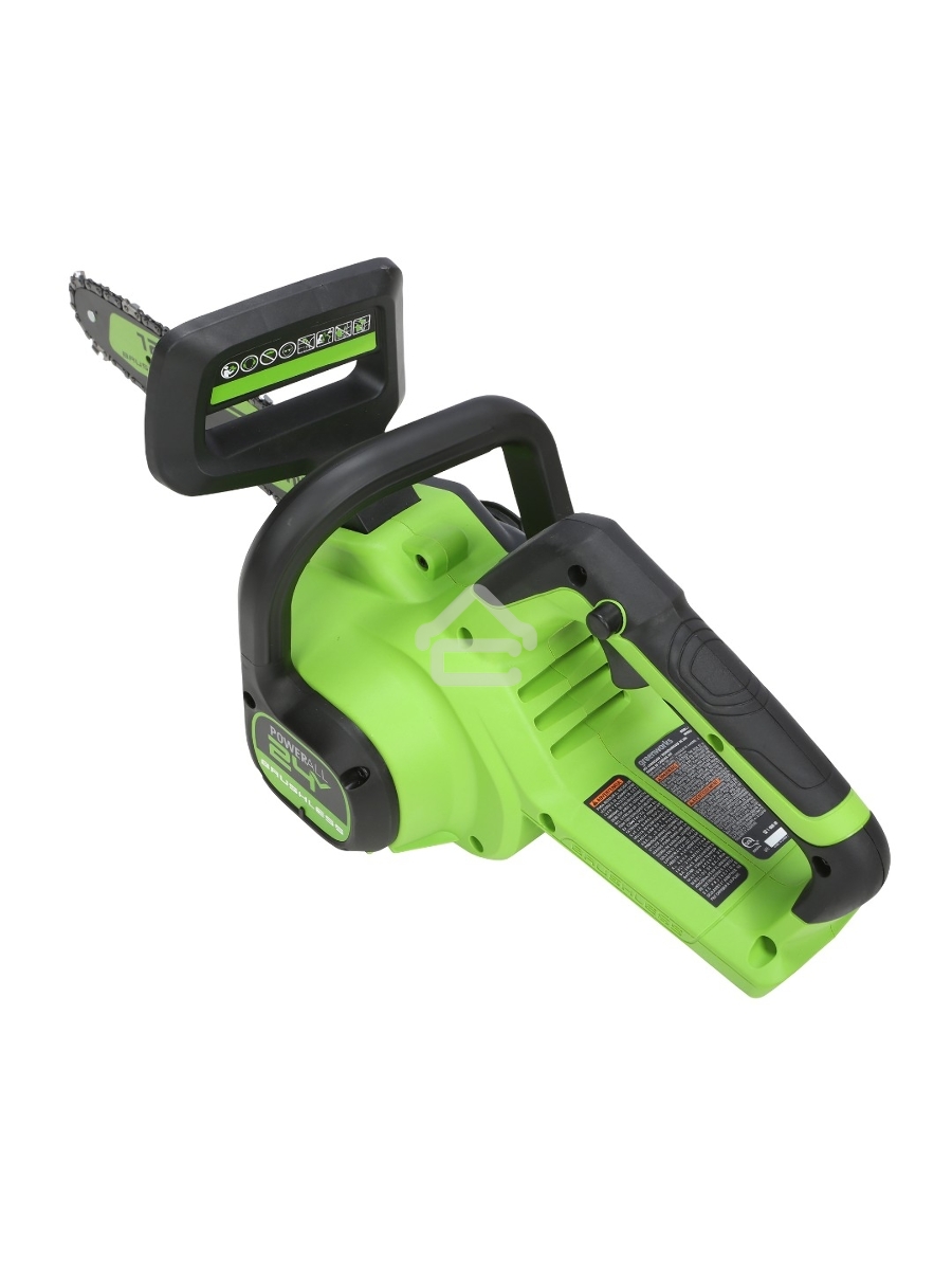 Цепная пила аккумуляторная GreenWorks GD24CS30K4, 24V, 30см, бесщеточная, c АКБ 4 Ач и ЗУ (2007007UB)