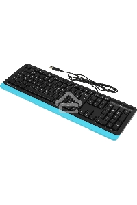 Клавиатура A4Tech Fstyler FK10 проводная, USB, черный/синий