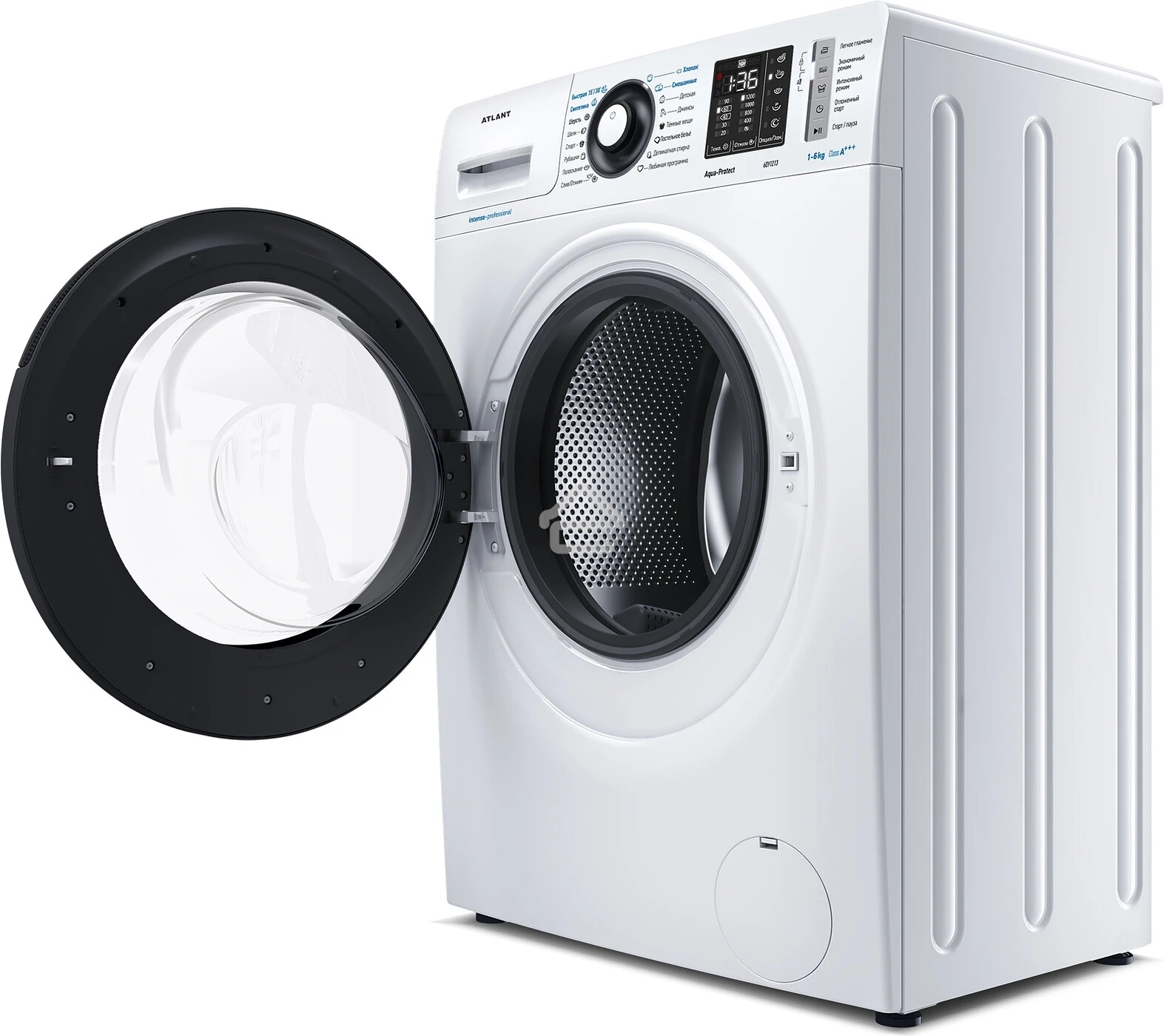 Стиральная машина Atlant СМА-60У1213-02 белая, загрузка фронтальная 6 кг, 1200 об/мин., класс: A+++