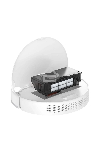 Робот-пылесос Dreame RLS3D Vacuum and Mop D10 Plus белый, 46 Вт, 5200 мАч Li-Ion, уборка сухая/влажная, пылесборник контейнер 0.4 л