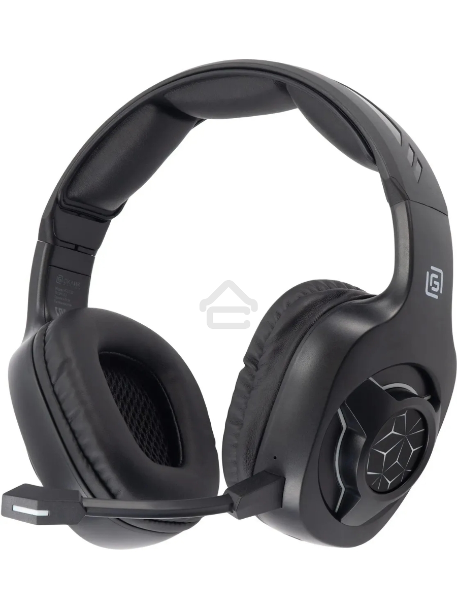 Наушники с микрофоном Оклик HS-L575G черный накладные BT оголовье (1895253)