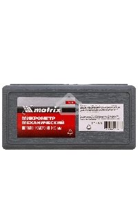 Микрометр механический MATRIX 317255, 0-25 мм