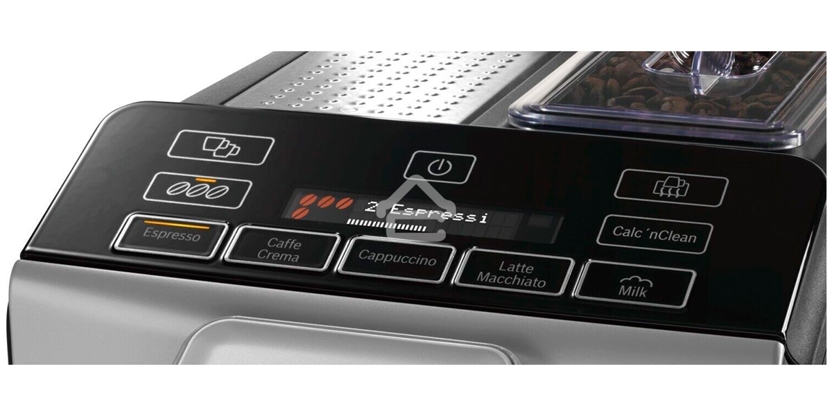 Кофемашина автоматическая Bosch TIS30351DE серебристый, исп. кофе - зерновой, 1.4 л, 1300 Вт, 15 Бар