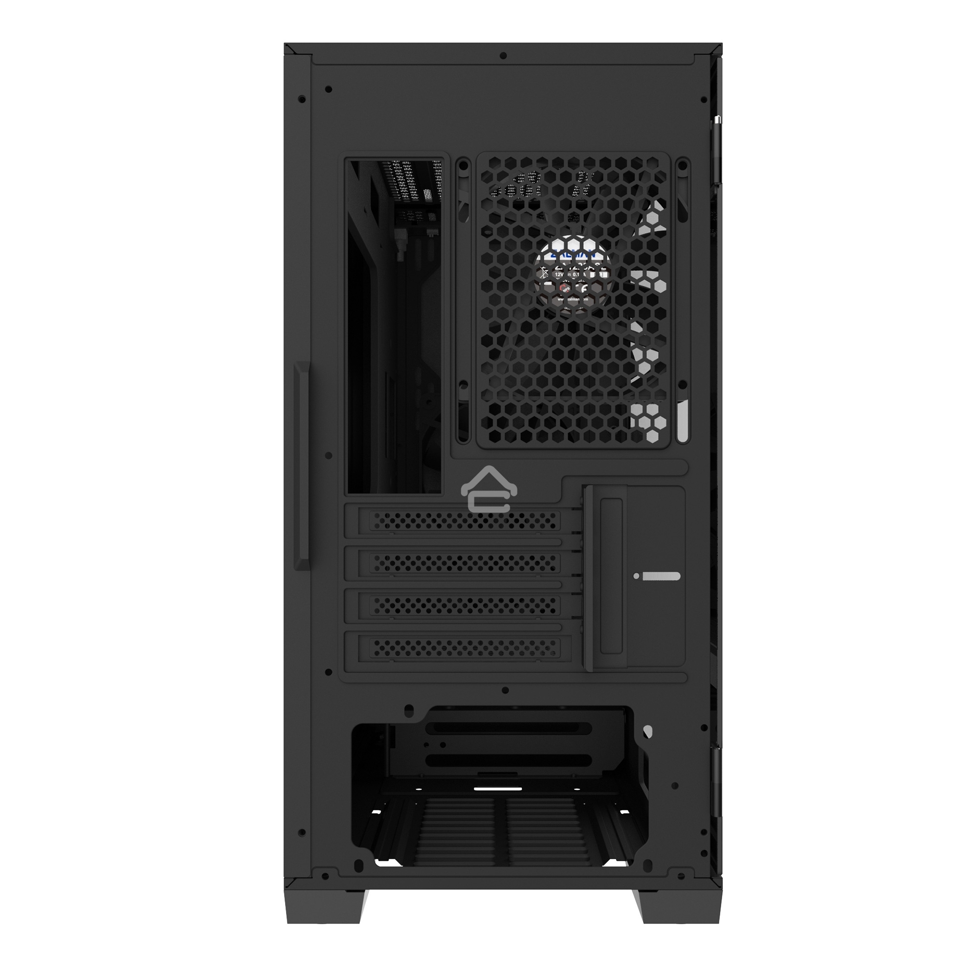 Компьютерный корпус ZALMAN Z1 ICEBERG, MicroATX, черный, WINDOW, 2xCOMBO (3.5