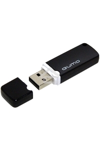 Флэш Диск USB 2.0 QUMO 32GB Optiva 02 Black QM32GUD-OP2-black