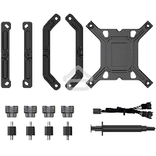 Кулер для процессора ID-Cooling FROZN A410 GDL 120мм черный/золотистый алюминий+медь 2000rpm 30db 4-pin 220W 152мм