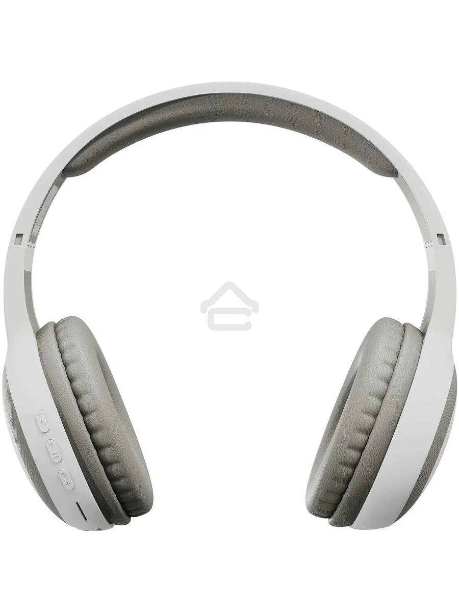Гарнитура накладные Digma BT-15 белый/серый беспроводные bluetooth оголовье