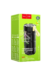 Портативная колонка HOCO HC7 черный LED подсветка