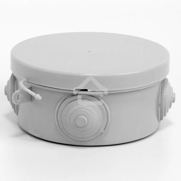 Коробка распределительная TOKOV ELECTRIC ОП 85х40 мм 4 каб. вводов IP54 серый (круг.)