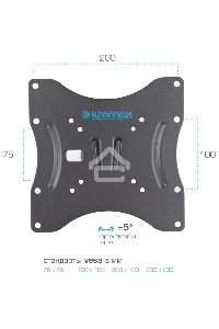 Кронштейн для телевизора Kromax TECHNO-3 серый 15