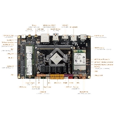 Одноплатный компьютер Firefly AIO-3399J-4Gb 4G+16G HDMI IN, Core-3399J soldered with his backplane