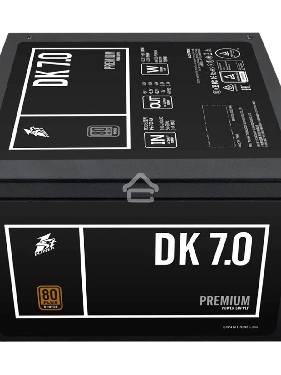 Блок питания 1STPLAYER DK PREMIUM PS-700AX, 700Вт, 80 PLUS Bronze, 120мм, черный