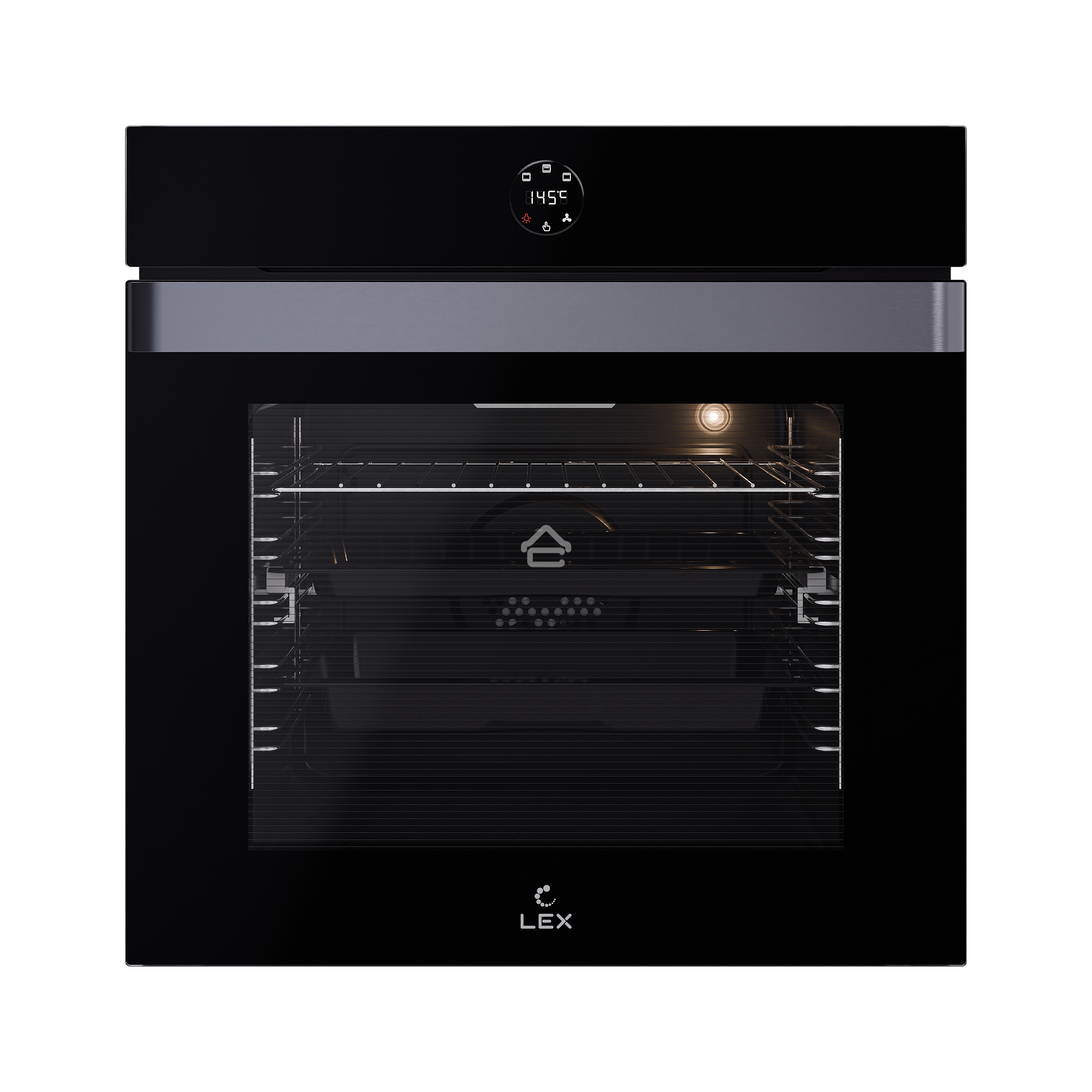Духовой шкаф электрический LEX EDP 607 BL Wide Series черный