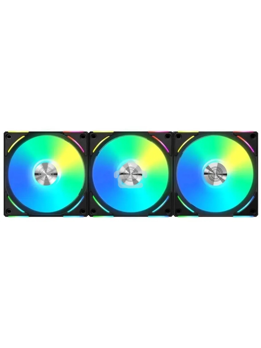 Комплект вентиляторов для корпуса Lian Li Uni Fan ALV2 (3 шт.) G99.12ALV23B.00 черный, 120 мм, 2000rpm 28.7Db, 4-pin