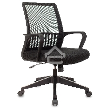 Кресло компьютерное Бюрократ MC-201/TW-11 TW-11 черный, спинка сетка