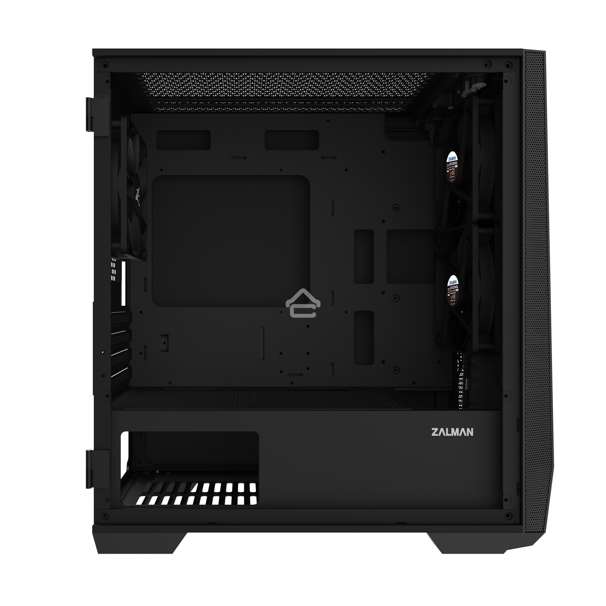 Компьютерный корпус ZALMAN Z1 ICEBERG, MicroATX, черный, WINDOW, 2xCOMBO (3.5