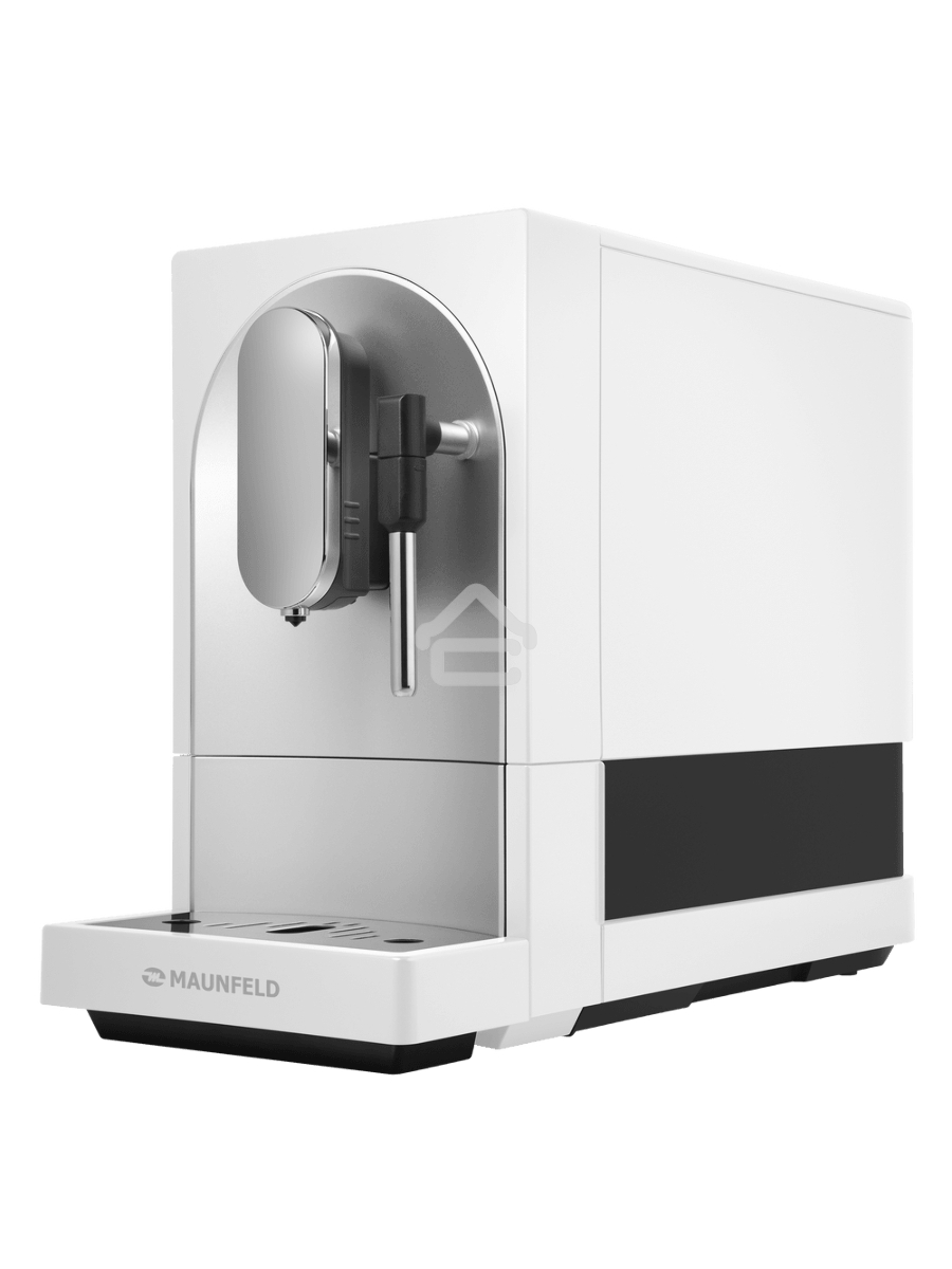 Кофемашина автоматическая Maunfeld MF-A7021WH белый, исп. кофе - зерна, 1.1 л, 1470 Вт, 19 Бар.