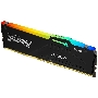 Оперативная память Kingston Fury Beast, DDR5, 32GB (1x32GB), 6400MHz, CL32, DIMM, с радиатором, RGB, чёрный