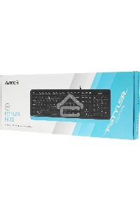 Клавиатура A4Tech Fstyler FK10 проводная, USB, черный/синий