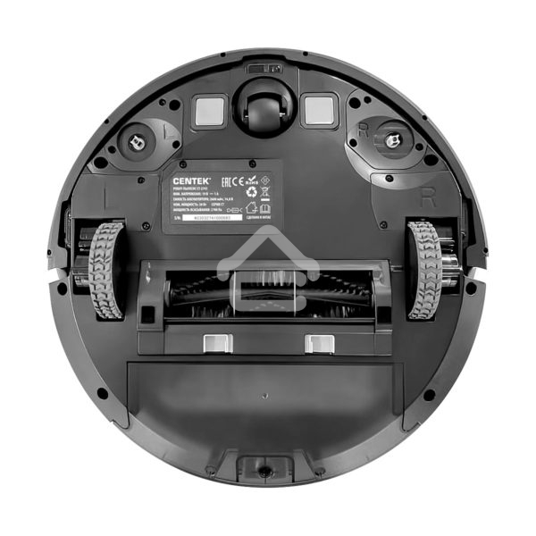 Робот-пылесос Centek CT-2741 черный/синий, 2600 мАч Li-Ion, уборка сухая/влажная, пылесборник контейнер 0.68 л