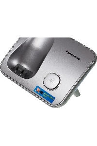 Телефон беспроводной (DECT) Panasonic KX-TG6811RUM (серебристый) {Беспроводной DECT,40 мелодий,телефонный справочник 120 зап.}