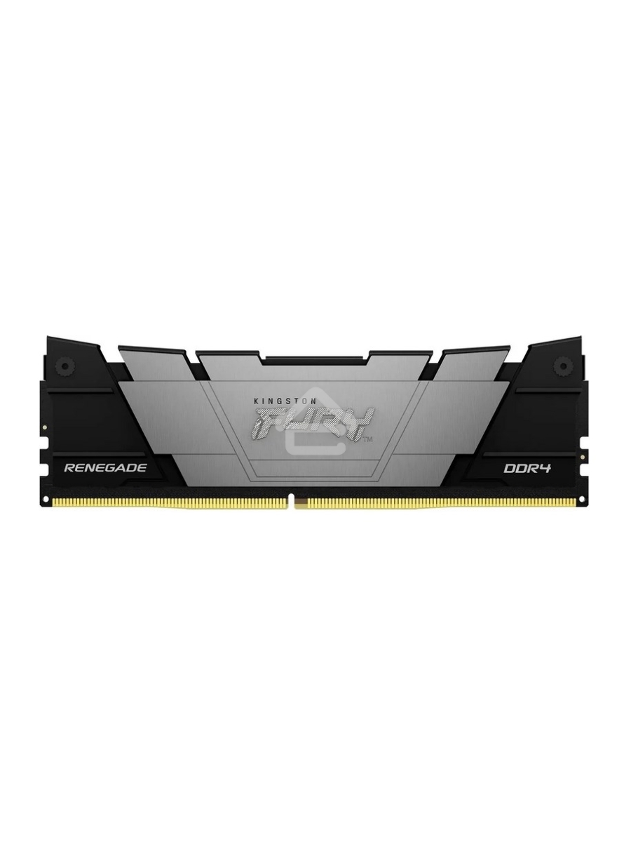Оперативная память Kingston Fury Renegade, DDR4, 32GB (2x16GB), 3200MHz, CL16, DIMM, с радиаторами, серый/черный
