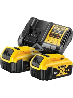 Батарея аккумуляторная DeWalt DCB1104P2 18В 5Ач Li-Ion (З/У в компл.)
