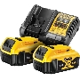 Батарея аккумуляторная DeWalt DCB1104P2 18В 5Ач Li-Ion (З/У в компл.)
