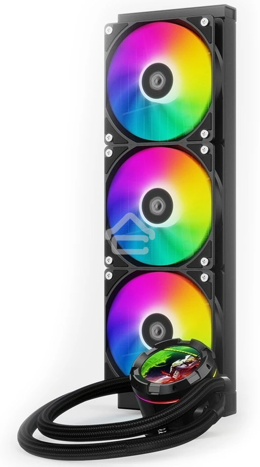 Система жидкостного охлаждения для процессора ID-COOLING SL360 XE черный 120мм алюминий+медь 1800rpm 30db 4-pin 350W