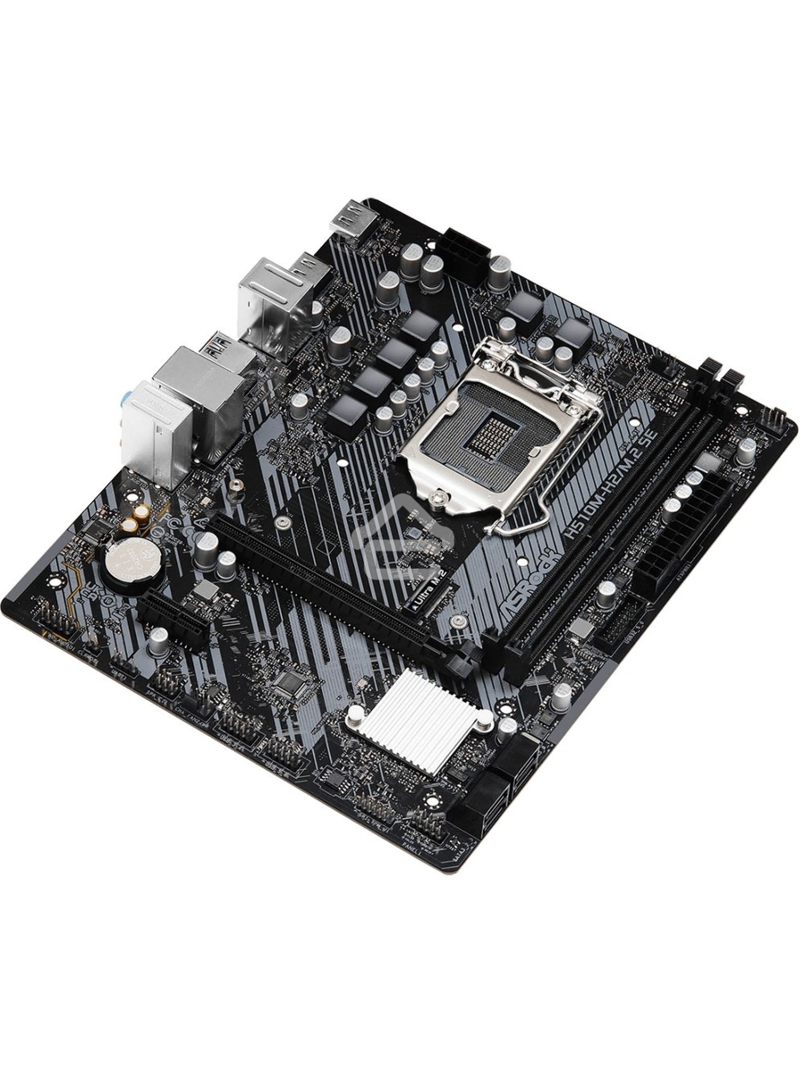 Материнская плата ASRock H510M-H2/M.2 SE, LGA 1200, Intel H470, 2xDDR4, 4xSATA, 1xM.2, 1xPCIe 4.0 x16, 1xPCIe x1, 2xHDMI, 1x 1Gb LAN, 2xUSB 2.0, 4xUSB 3.2 Gen 1, 3x3.5 мм, 7.1, mATX
