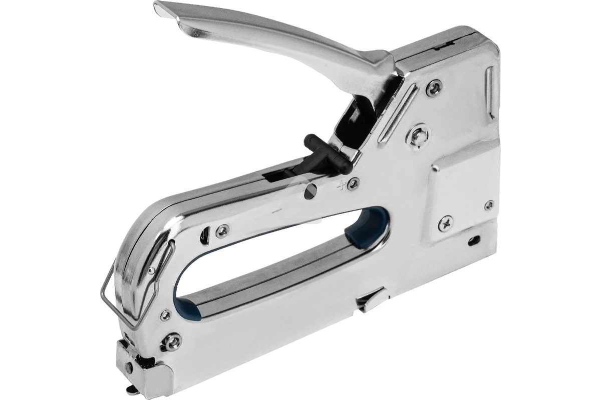 Степлер мебельный СИБРТЕХ, металлический, регулируемый, тип скобы 53, 4-14 мм СИБРТЕХ 40101