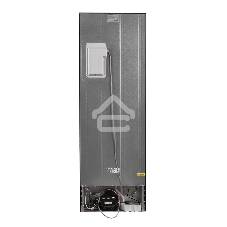 Холодильник Maunfeld MFF185NFSB10 черная нержавеющая сталь двухкамерный инвертор 240/100л морозилка снизу, No Frost