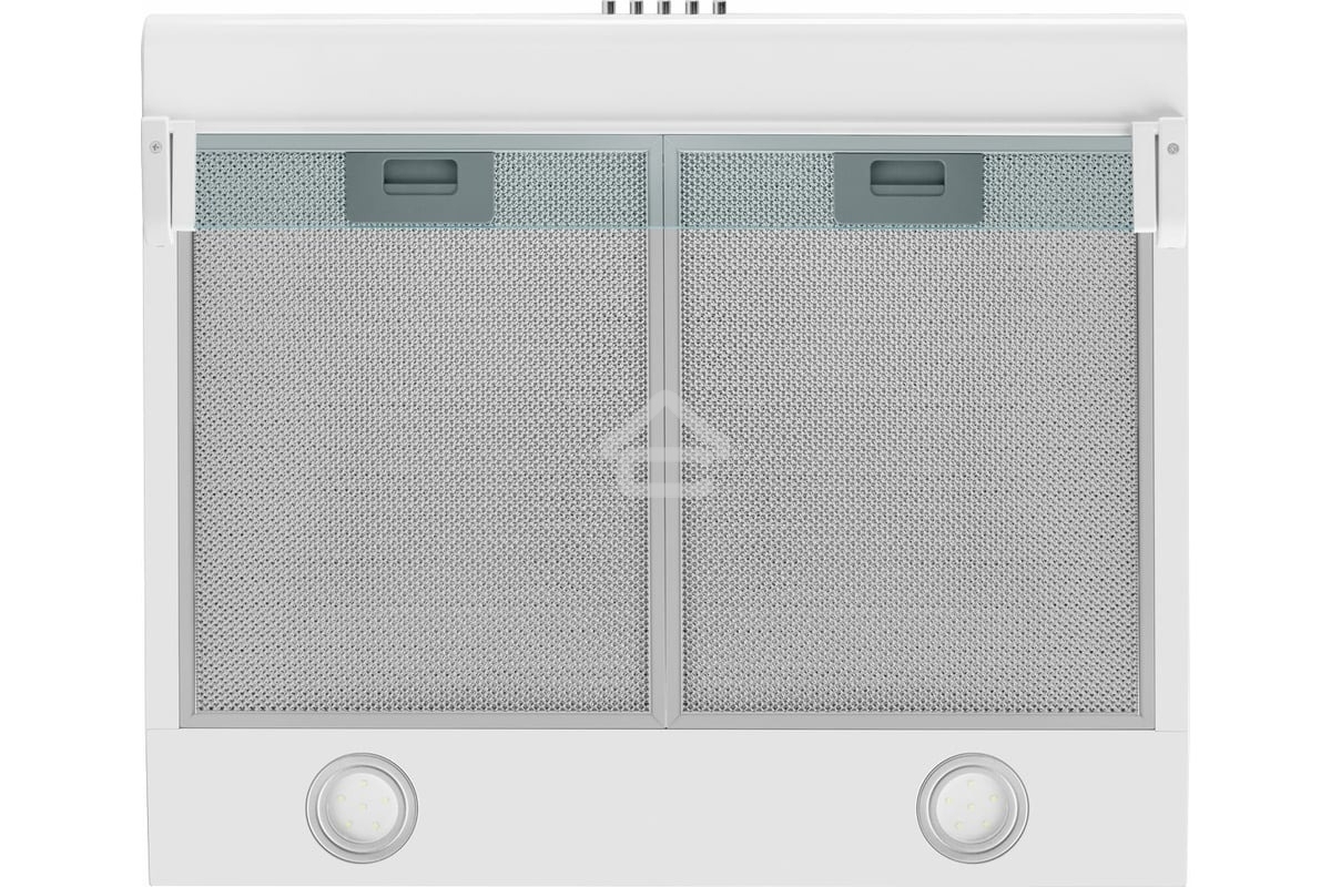 Вытяжка козырьковая Maunfeld MP-1 50 белый/прозрачный, 50 см, 520 куб. м/ч, 49 дБ