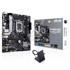 Материнская плата ASUS PRIME H610M-A WIFI, LGA 1700, Intel H610, 2xDDR5, 4xSATA, 2xM.2, 1xPCIe 4.0 x16, 1xDP, 1xHDMI, 1xVGA, 1x1Gb LAN, 1xUSB 3.2 Gen 2, 4xUSB 2.0, 3x3.5 мм, 7.1, mATX
