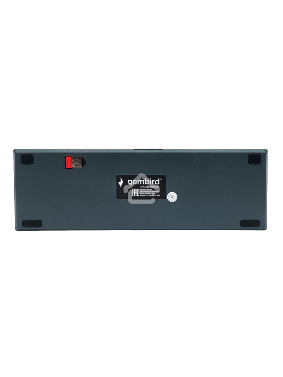 Клавиатура Gembird KBW-7 беспроводная Bluetooth, USB серая