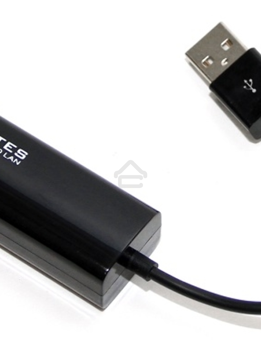 Адаптер USB Ethernet Кабель-адаптер USB2.0 -> RJ45 10/100 Мбит/с, 10см. 5bites UA2-45-02BK