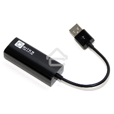Адаптер USB Ethernet Кабель-адаптер USB2.0 -> RJ45 10/100 Мбит/с, 10см. 5bites UA2-45-02BK