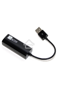 Адаптер USB Ethernet Кабель-адаптер USB2.0 -> RJ45 10/100 Мбит/с, 10см. 5bites UA2-45-02BK