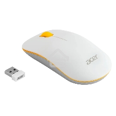 Мышь беспроводная Acer OMR200 желтый, 1200 dpi, радиоканал, USB, кнопки - 3