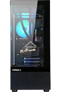 Компьютерный корпус AeroCool / Formula Crystal Z1 PLUS черный без БП ATX 3x120mm 2xUSB2.0 1xUSB3.0 1xUSB3.1 audio bott PSU