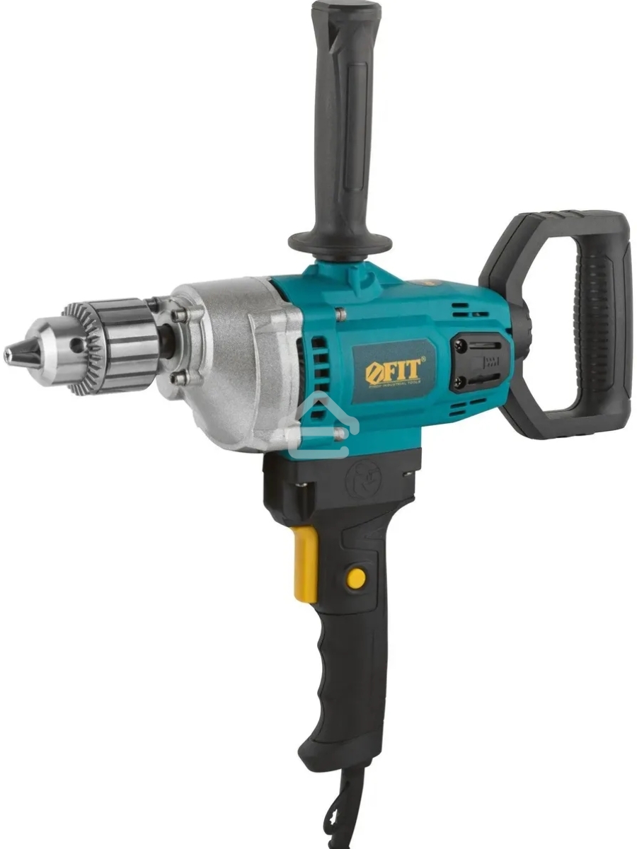 Дрель-миксер FIT ED-M720 720 Вт, 0-900 об/мин, КлП 3-16 мм, металл.корпус, рез.накл., коробка