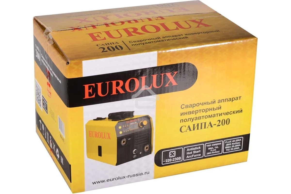 Сварочный полуавтомат САИПА-200 3в1 Eurolux