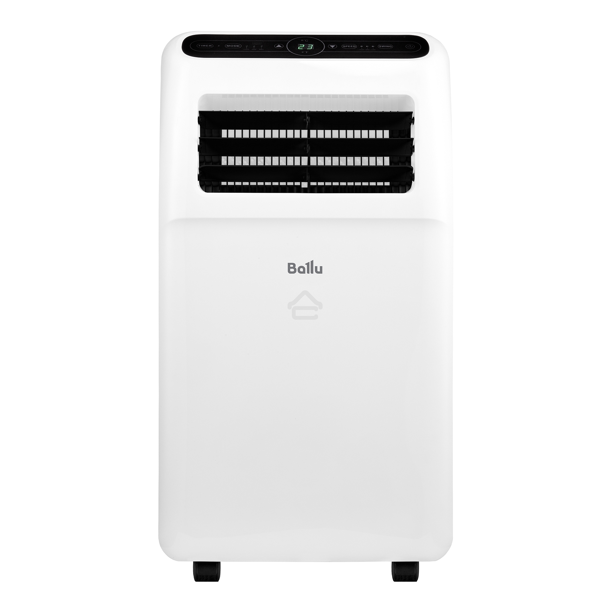 Кондиционер мобильный Ballu Aura BPAC-12 CP/N1_24Y 12000 BTU, 30 м², 52 дБ, охлаждение, осушение, белый