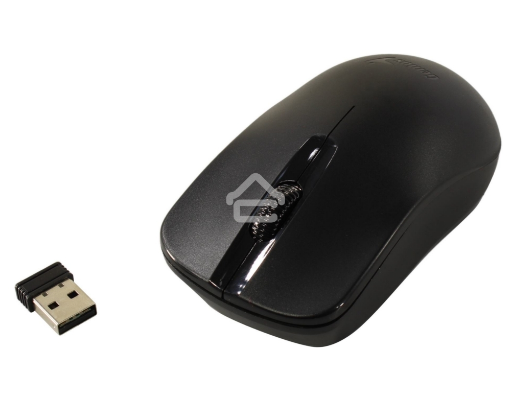 Мышь беспроводная Genius NX-7000X черный, 1200 dpi, радиоканал, USB, кнопки - 3