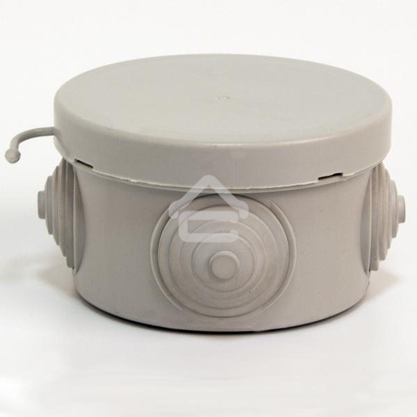 Коробка распределительная TOKOV ELECTRIC ОП 65х40 мм 4 каб. вводов IP54 серый (круг.)