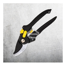 Секатор Deli DL2789A Размер 200 мм. Макс диаметр резки 18 мм. Сталь СК5. Термообработанная поверхность. Комбинированная ручка с полипропиленновым покрытием.