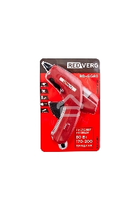 Пистолет клеевой RedVerg RD-GG80 красный