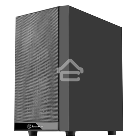 Компьютерный корпус Silverstone SST-PS15B-PRO Precision Mini Tower Micro ATX Computer Case, tempered glass, 2x 120мм ARGb, 1x ARGb Controller, black