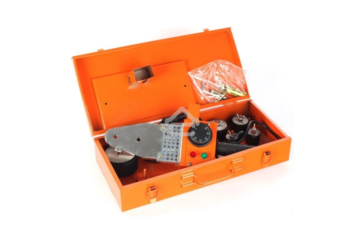 Аппарат для сварки пластиковых труб PATRIOT PW 150 170302005, 875 Вт, 6 насадок, кейс металл.